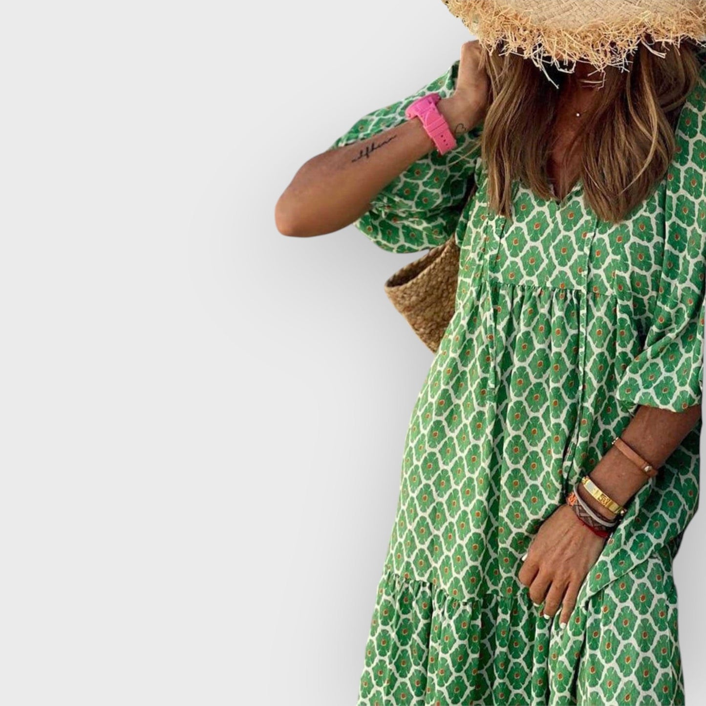 Sahara | Bohemian Print Maxi Dress
