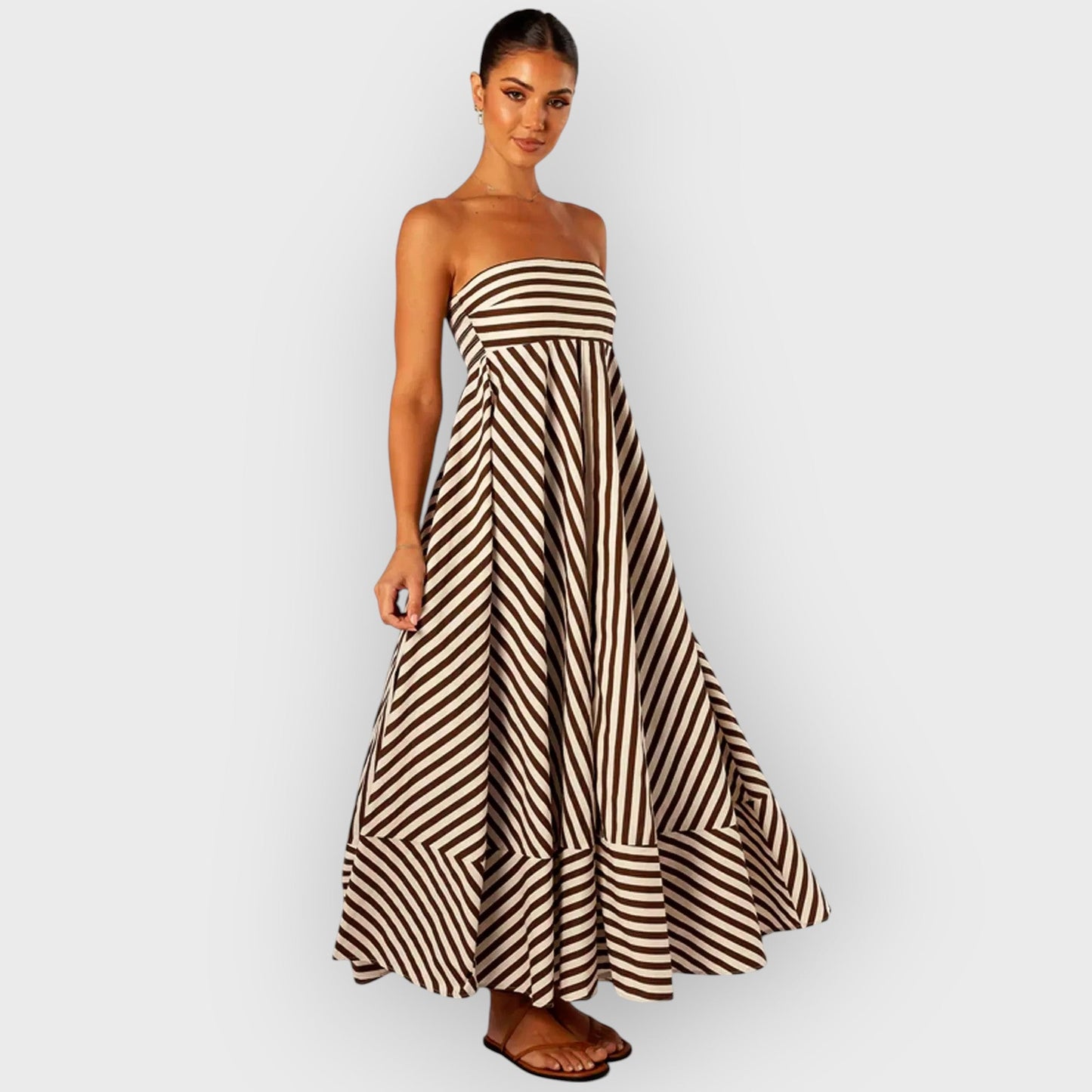 Nocturnal Charm | Ruched Evening Maxi Dress