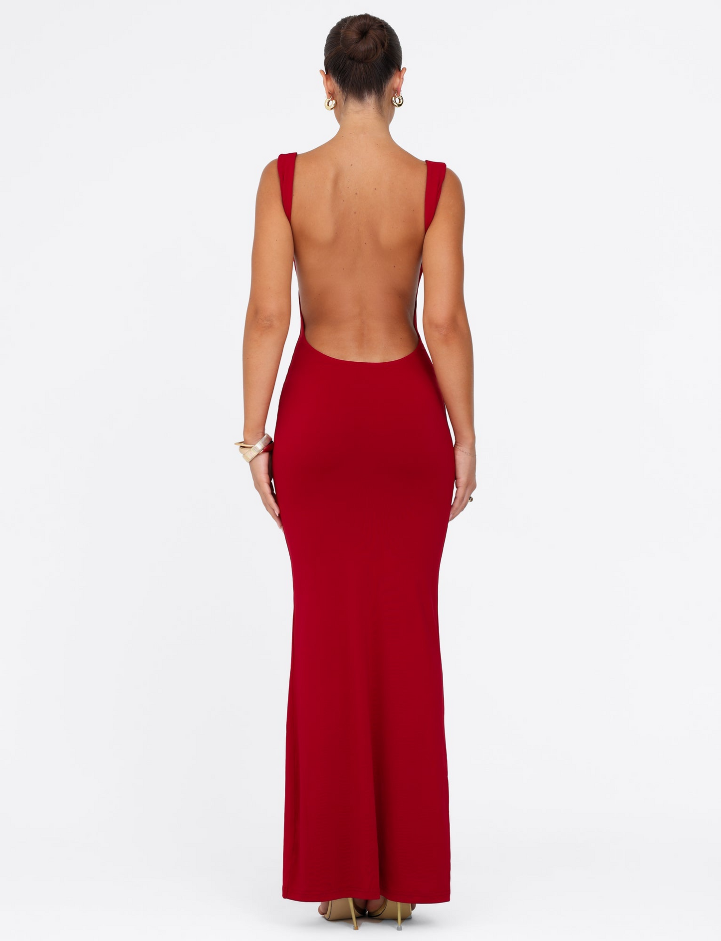 Kynara | Sculpted Square-Neck Maxi Dress
