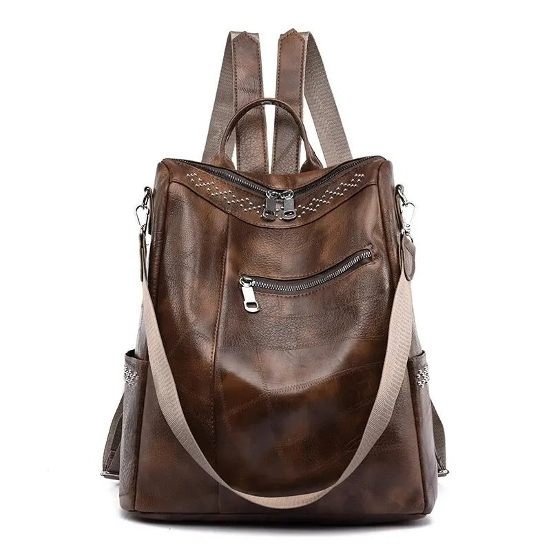Clara | Vintage Leather Backpack