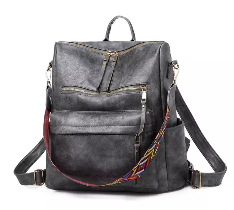 Nora | Elegant Leather Backpack
