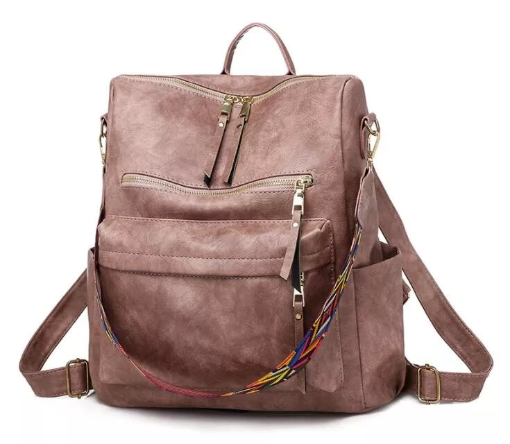 Nora | Elegant Leather Backpack