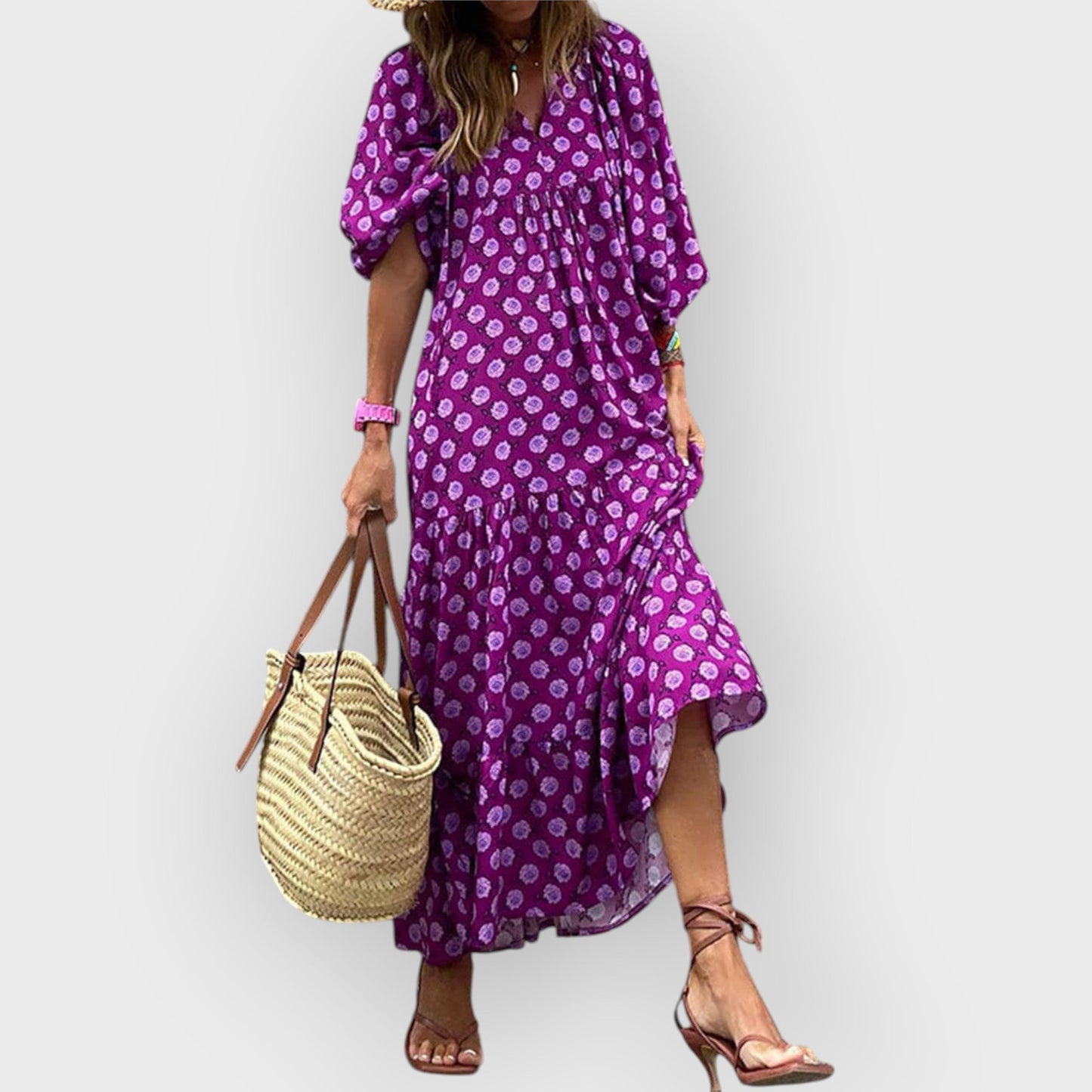 Sahara | Bohemian Print Maxi Dress