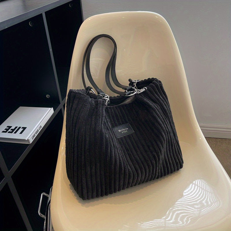Rosa | Soft Corduroy Shoulder Bag