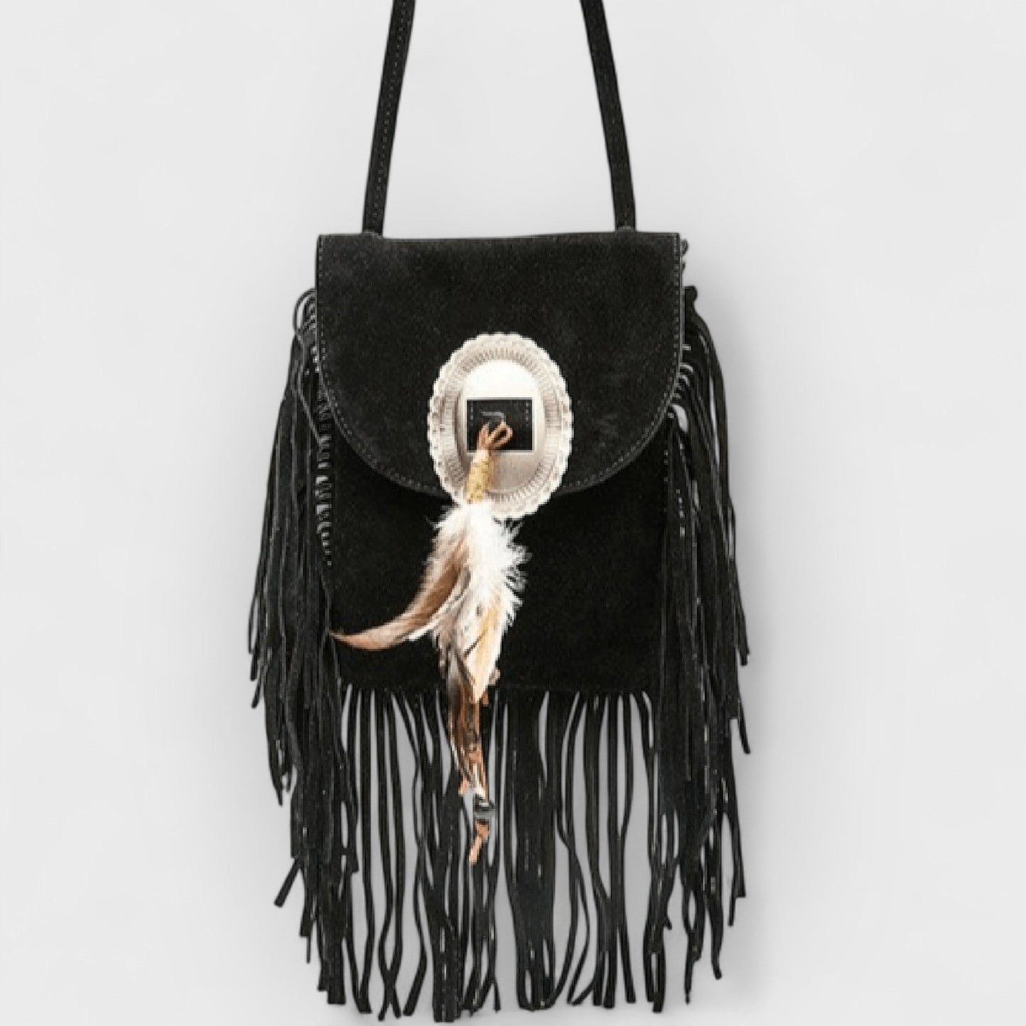 Stella | Western Crossbody Bag with Fringe