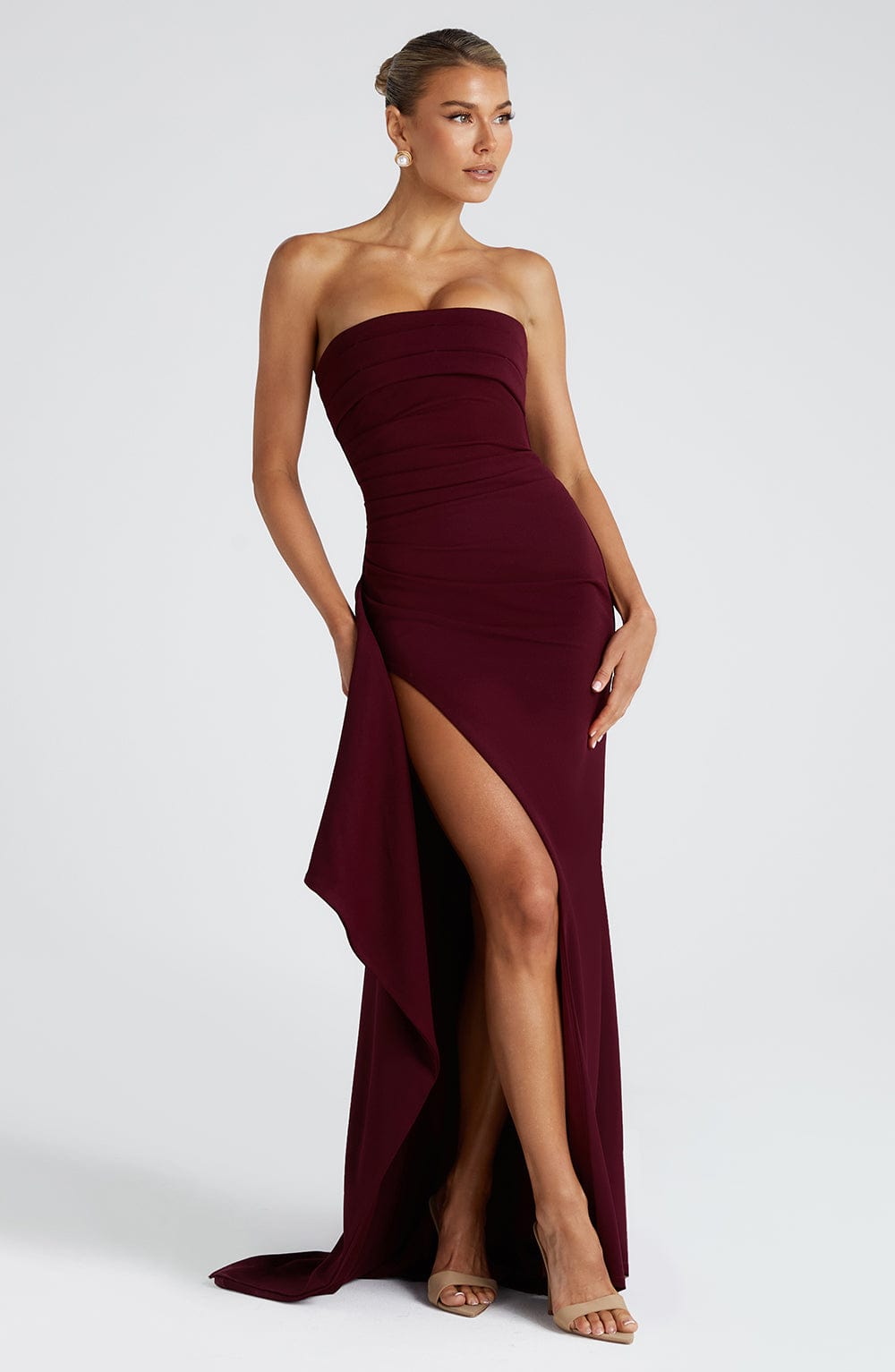 Kaia | High-Slit Elegant Maxi Dress