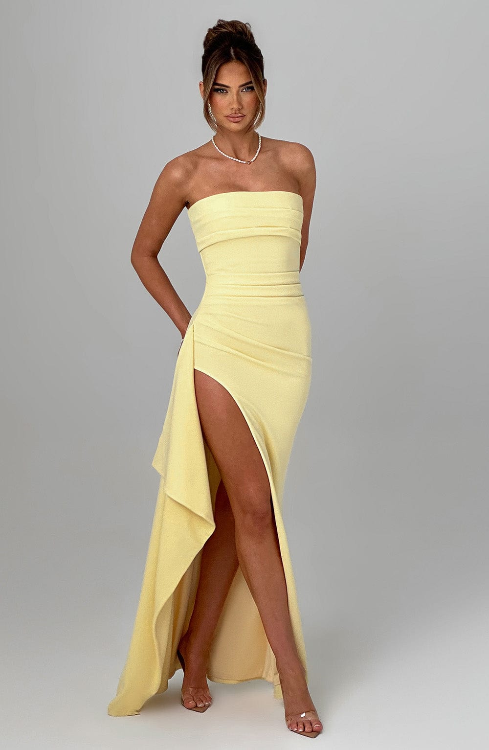 Kaia | High-Slit Elegant Maxi Dress