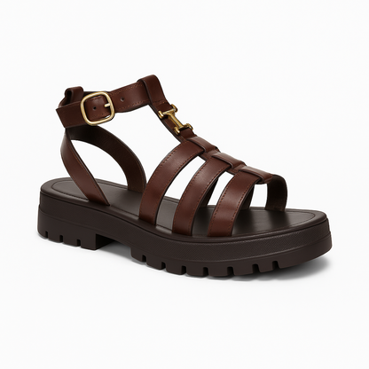 Camille | Gladiator-Inspired Sandals with Elegant Comfort