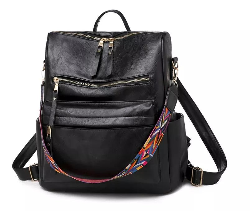 Nora | Elegant Leather Backpack