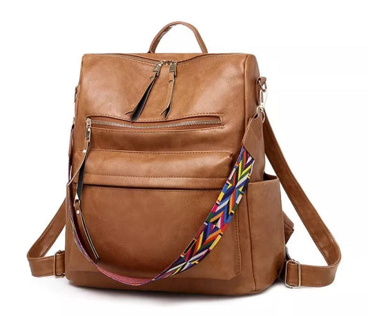 Nora | Elegant Leather Backpack